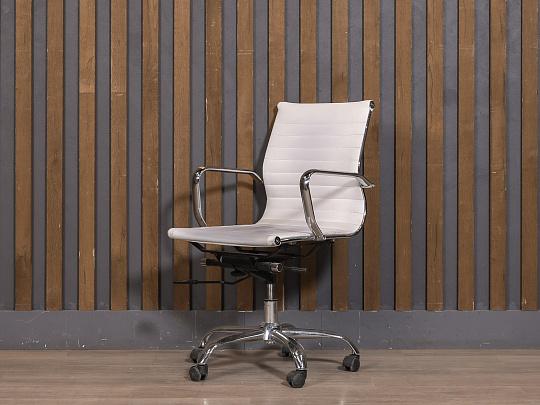 Кресло руководителя ДЭФО Искусственная кожа Белый Россия