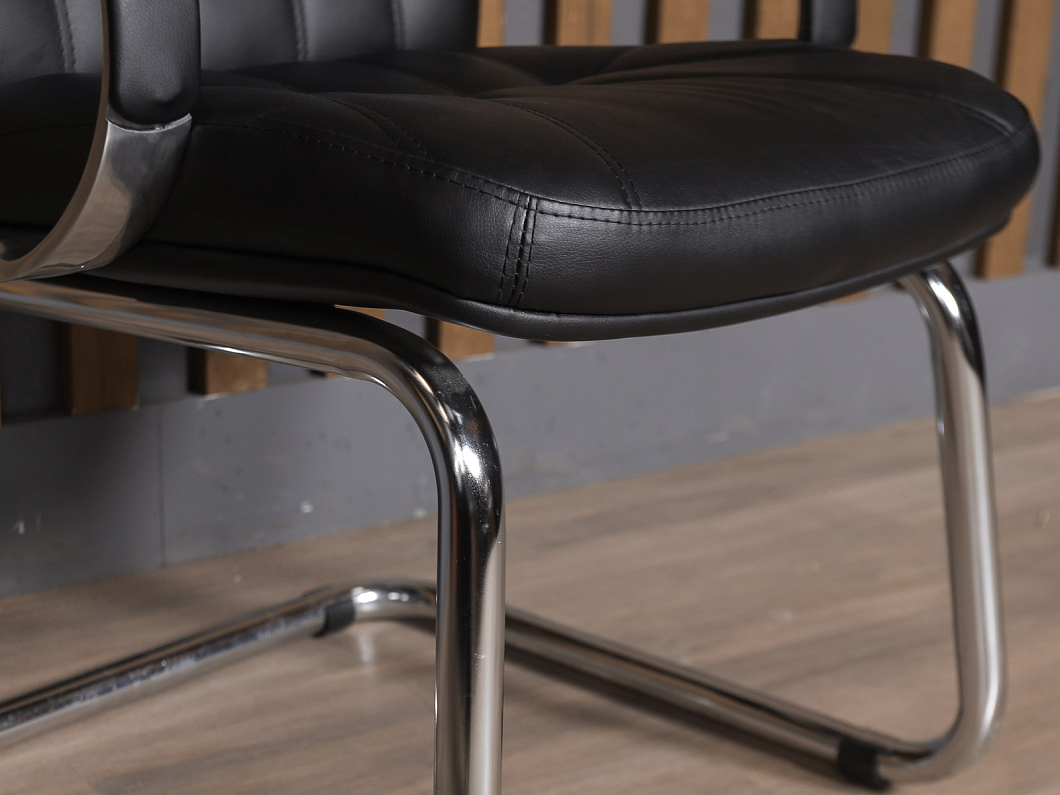 Конференц-кресло Искусственная кожа Чёрный (КФЭЧ-111125)