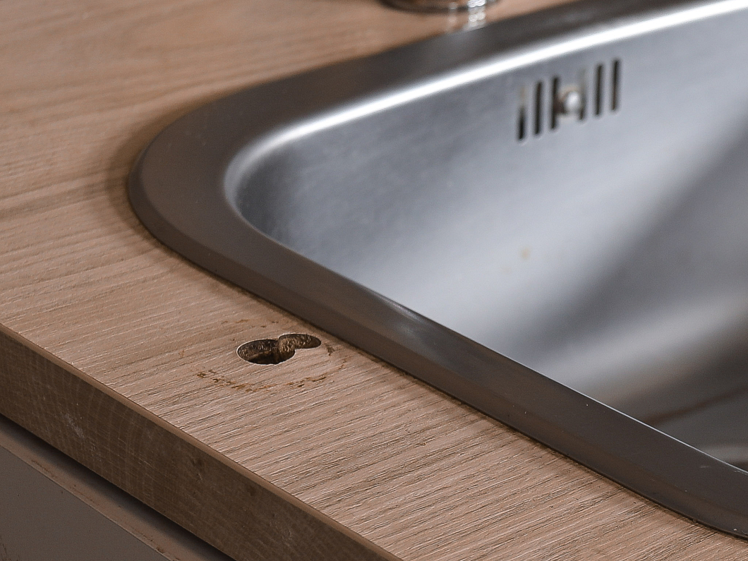 Кухонный гарнитур ЛДСП Серый (КХГ-301025)