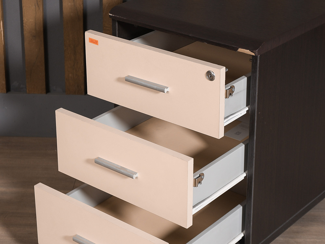 Тумба подкатная Технофорвард МДФ Венге Россия (ТВВГБЖ-300925)