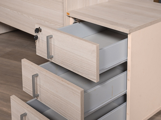 Стол с тумбой Accord ЛДСП Дуб