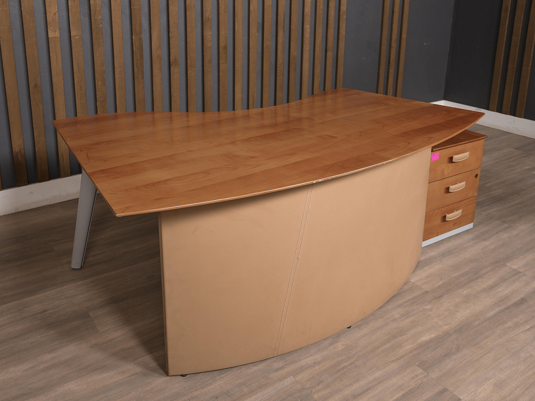 Стол руководителя Codutti Master Point Шпон Вишня Италия (СРТВН-220525)