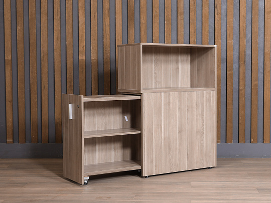 Тумба под оргтехнику ЛДСП Ясень шимо