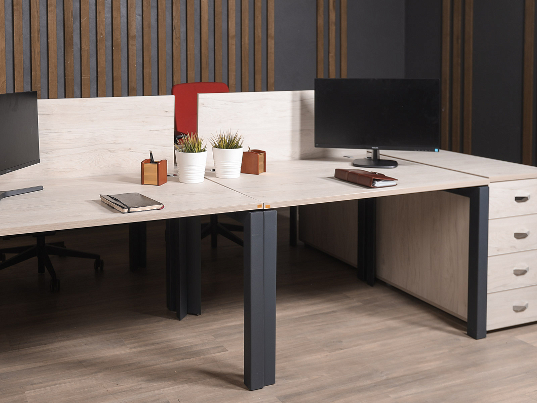 Комплект офисной мебели ONIX ЛДСП Дуб Россия (СПТП2-251025)