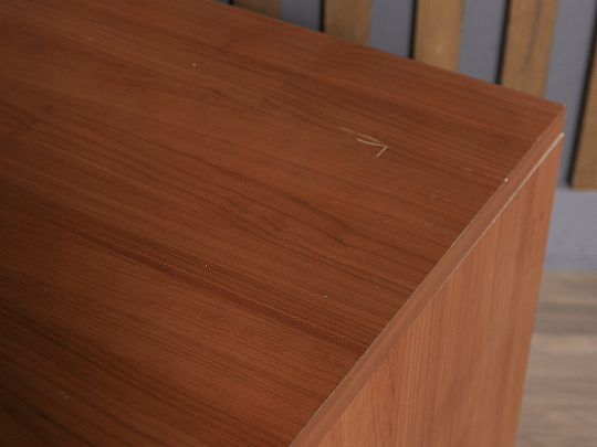 Тумба под оргтехнику ЛДСП Вишня