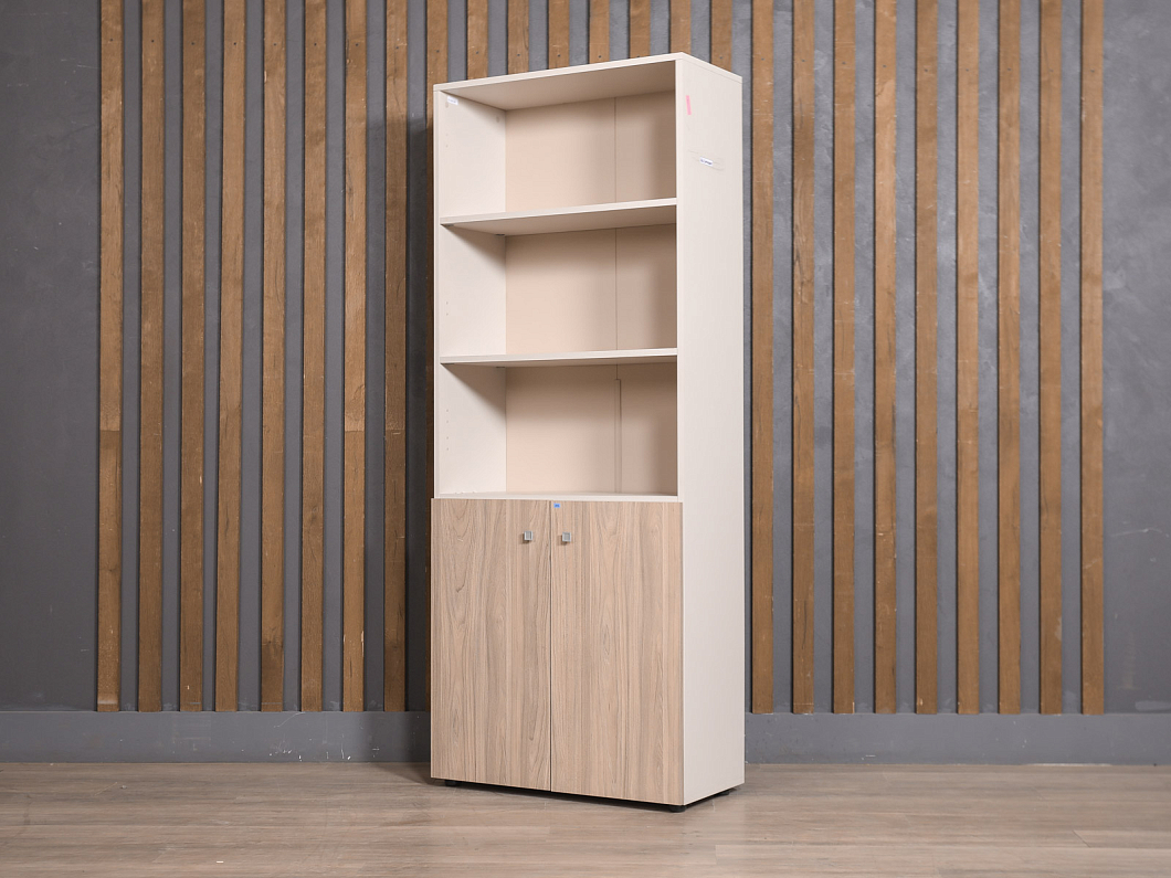 Шкаф для документов ЛДСП Ясень шимо (ШДЯШ-131225)