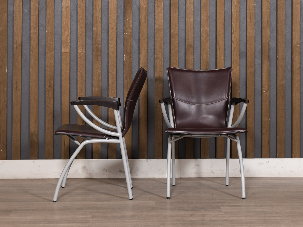 Конференц-кресло Codutti Master Point Кожа Фиолетовый Италия (КФЭФ-090725)