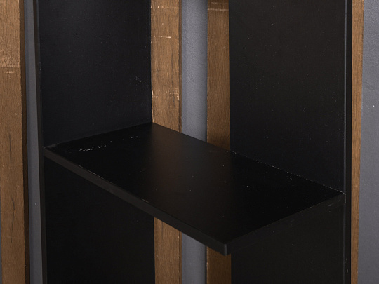 Шкаф-стеллаж для документов ЛДСП Чёрный