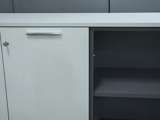 Тумба под оргтехнику UFFIX Essence ЛДСП Серый Италия