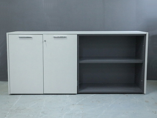 Тумба под оргтехнику UFFIX Essence ЛДСП Серый Италия