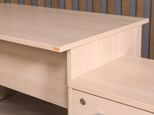 Стол с тумбой ЛДСП Бук