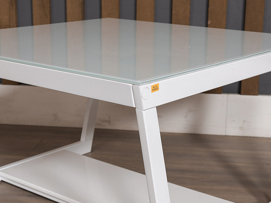 Журнальный столик BeautyStyle 1 Стекло Белый Россия