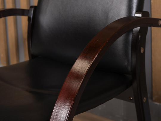 Конференц-кресло Искусственная кожа Чёрный