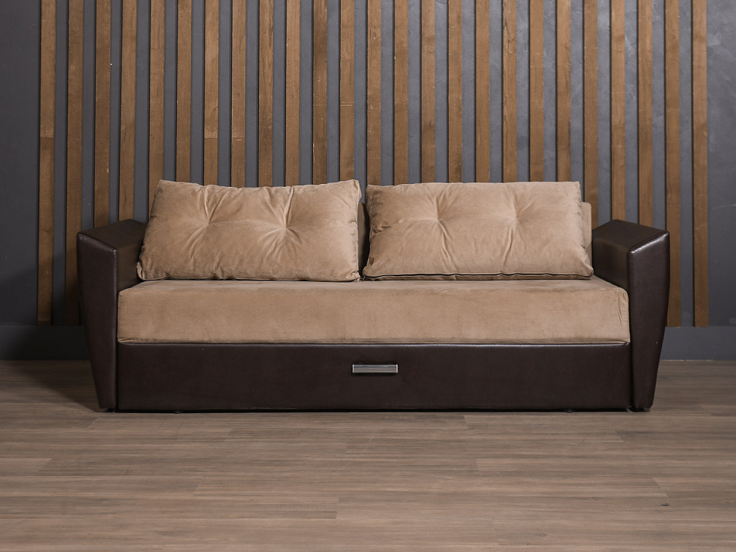 Диван Кожа Бежевый (ДККЧБЖ-090990)