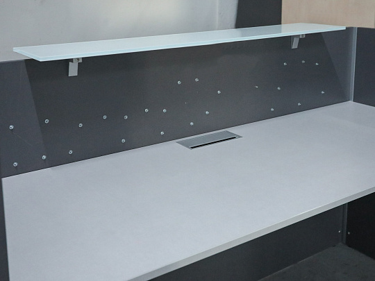 Ресепшн UFFIX Essence ЛДСП Серый Италия