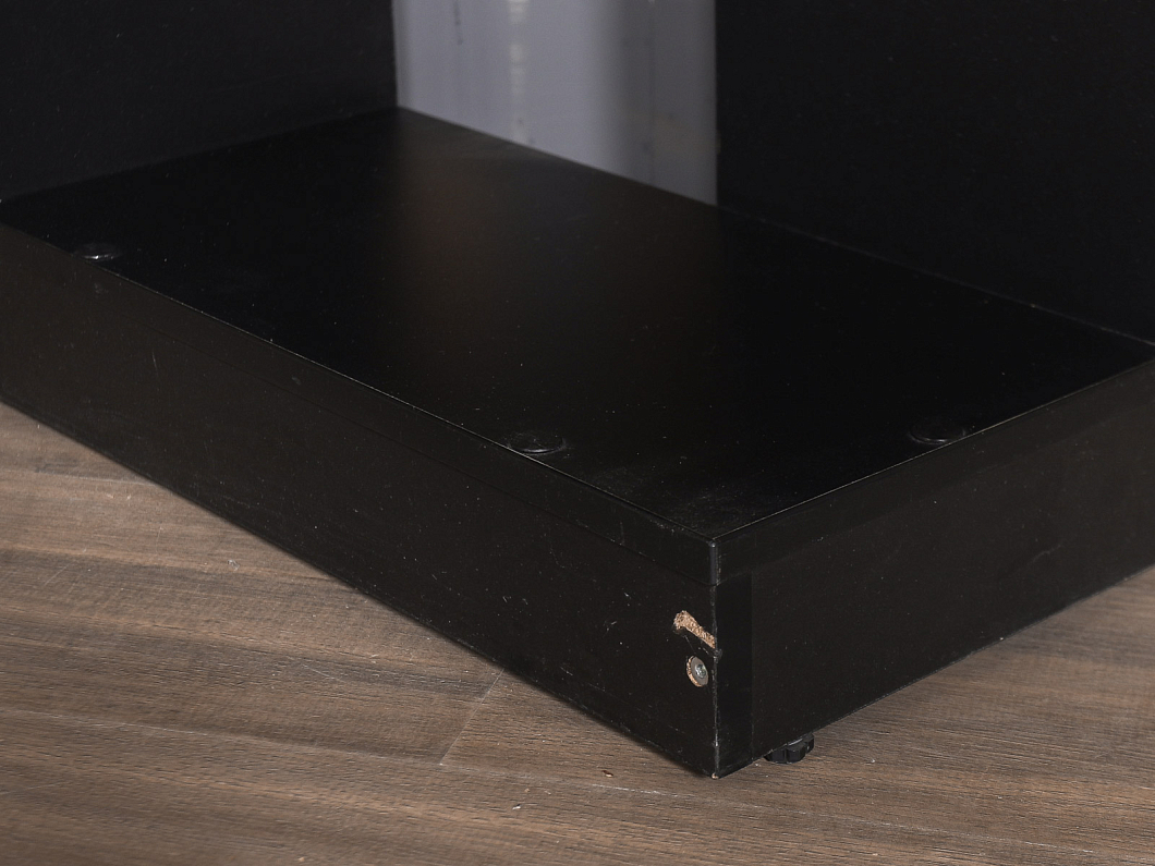 Шкаф-стеллаж для документов ЛДСП Чёрный (ШДЧ-251025)