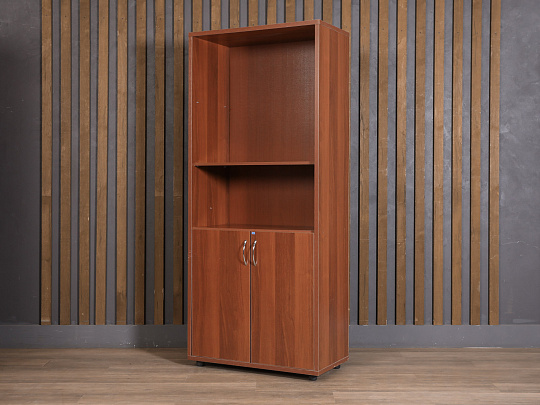 Шкаф для документов ЛДСП Вишня