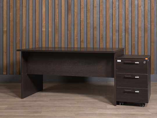 Стол с тумбой ЛДСП Венге