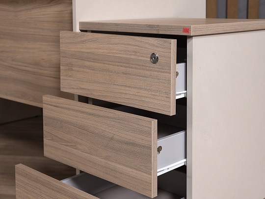 Стол с тумбой ЛДСП Бук