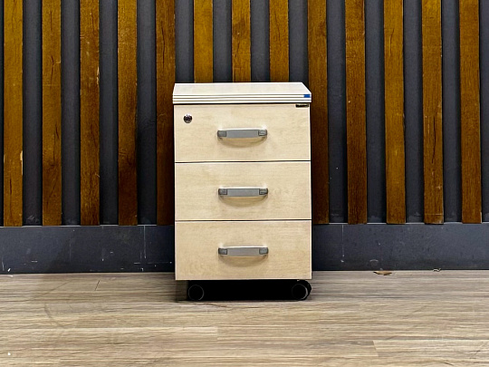 Тумба подкатная Офис-Директ Berlin ЛДСП Дуб Россия