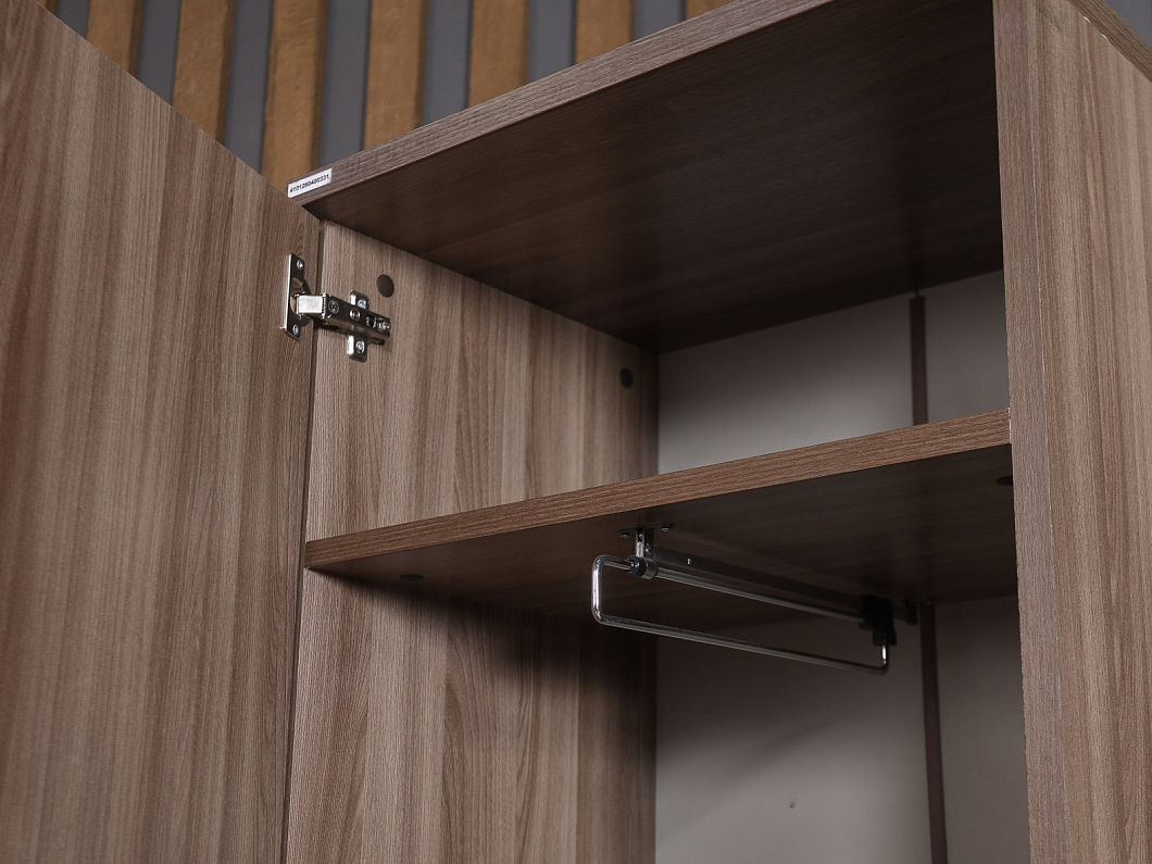 Шкаф для одежды ЛДСП Ясень шимо (ШОЯШ1-161025)