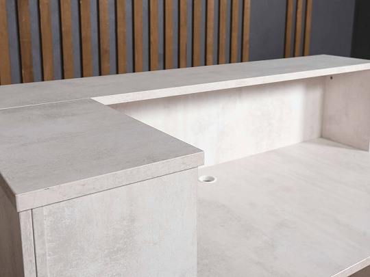 Ресепшн ЛДСП Белый