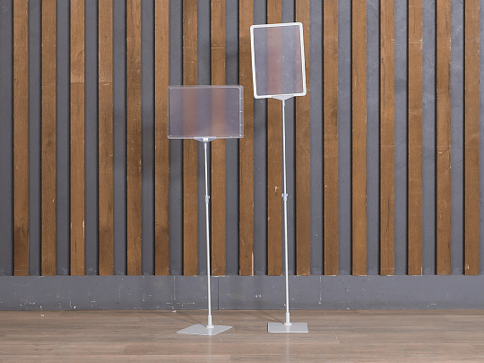 Информационная стойка Пластик Серый