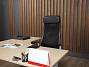 Стол для руководителя 1600x1600 ДСП; Металл Дуб  (СРД1-041023)