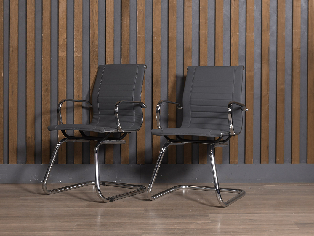 Конференц-кресло Искусственная кожа Серый Европа (КФСР-171125)