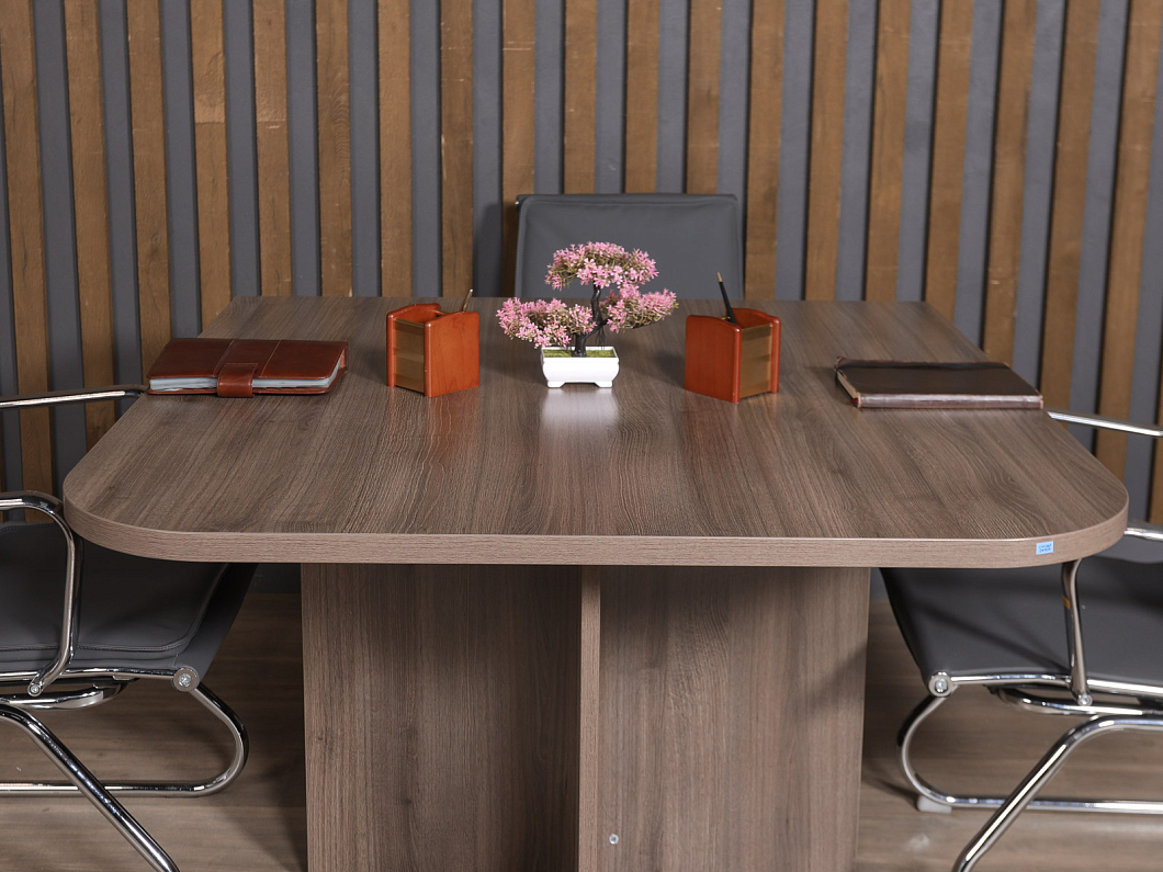 Стол для переговоров ЛДСП Ясень шимо (СППЯШ1-241125)