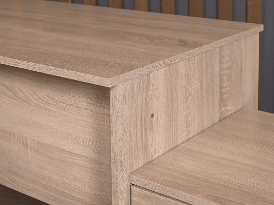 Стол с тумбой ЛДСП Клен