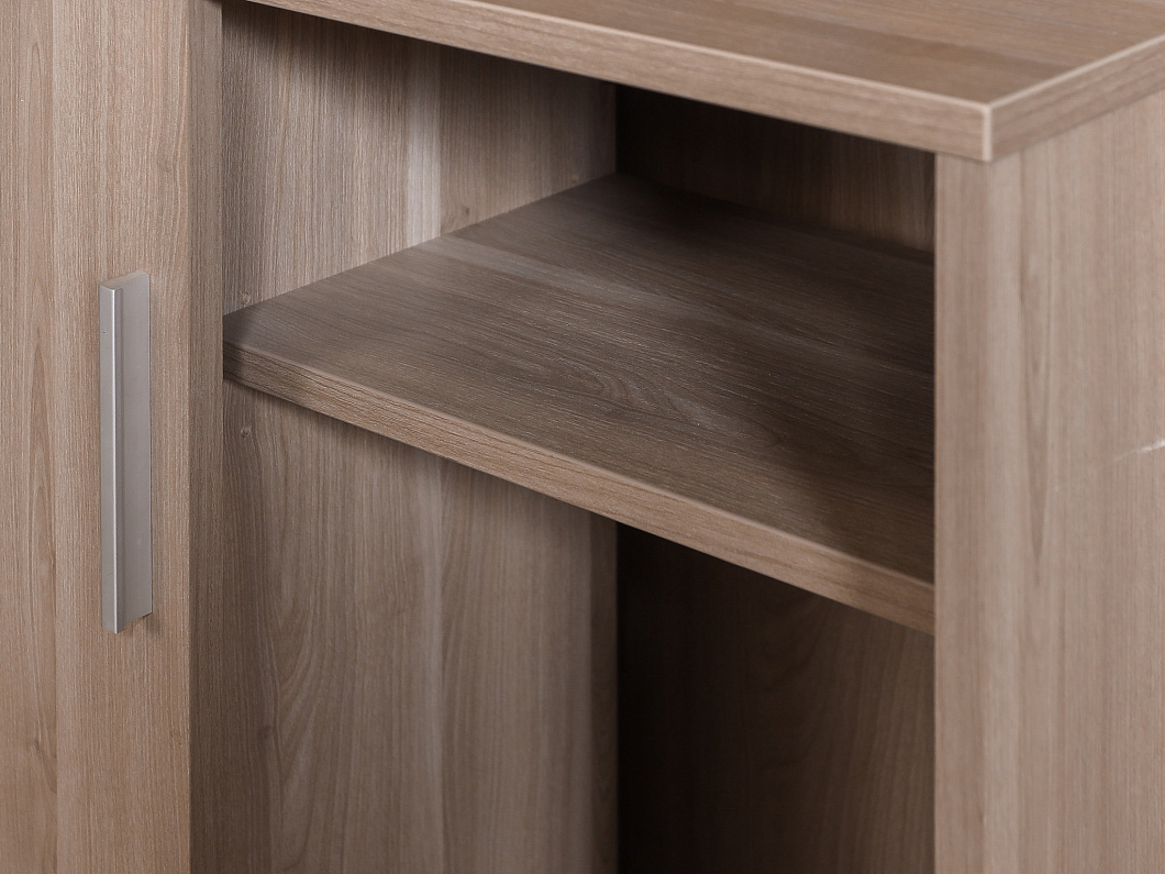 Тумба под оргтехнику ЛДСП Ясень шимо (ТОЯШ1-120226)