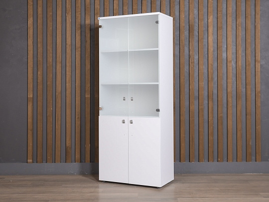 Шкаф для документов Vasanta ЛДСП Белый Россия