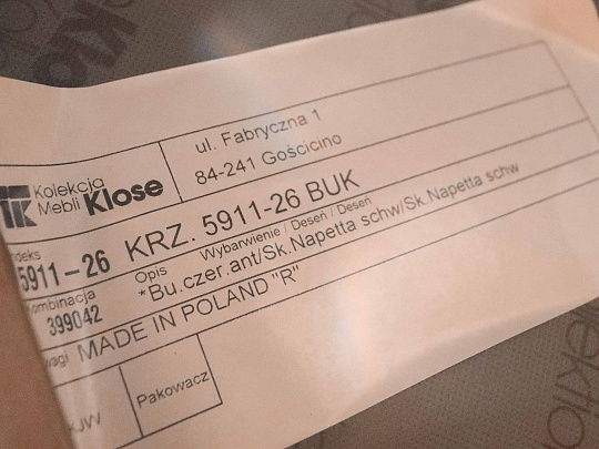 Офисный стул Klose Искусственная кожа Чёрный Польша