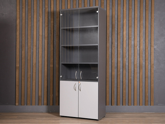 Шкаф для документов ЛДСП Серый