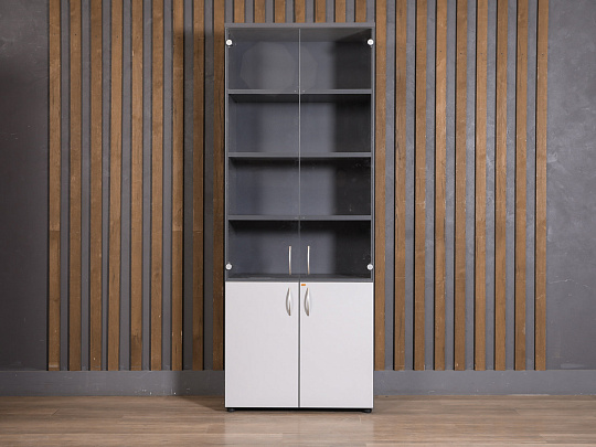 Шкаф для документов ЛДСП Серый