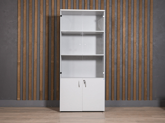 Шкаф для документов ЛДСП Серый