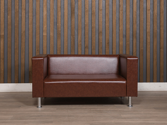 Диван СИТИ Искусственная кожа Коричневый Россия