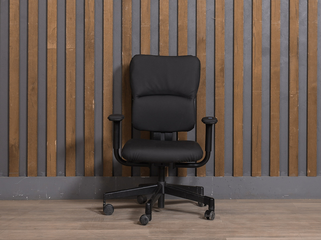 Офисное кресло Искусственная кожа Чёрный (КПЭЧ2-241125)