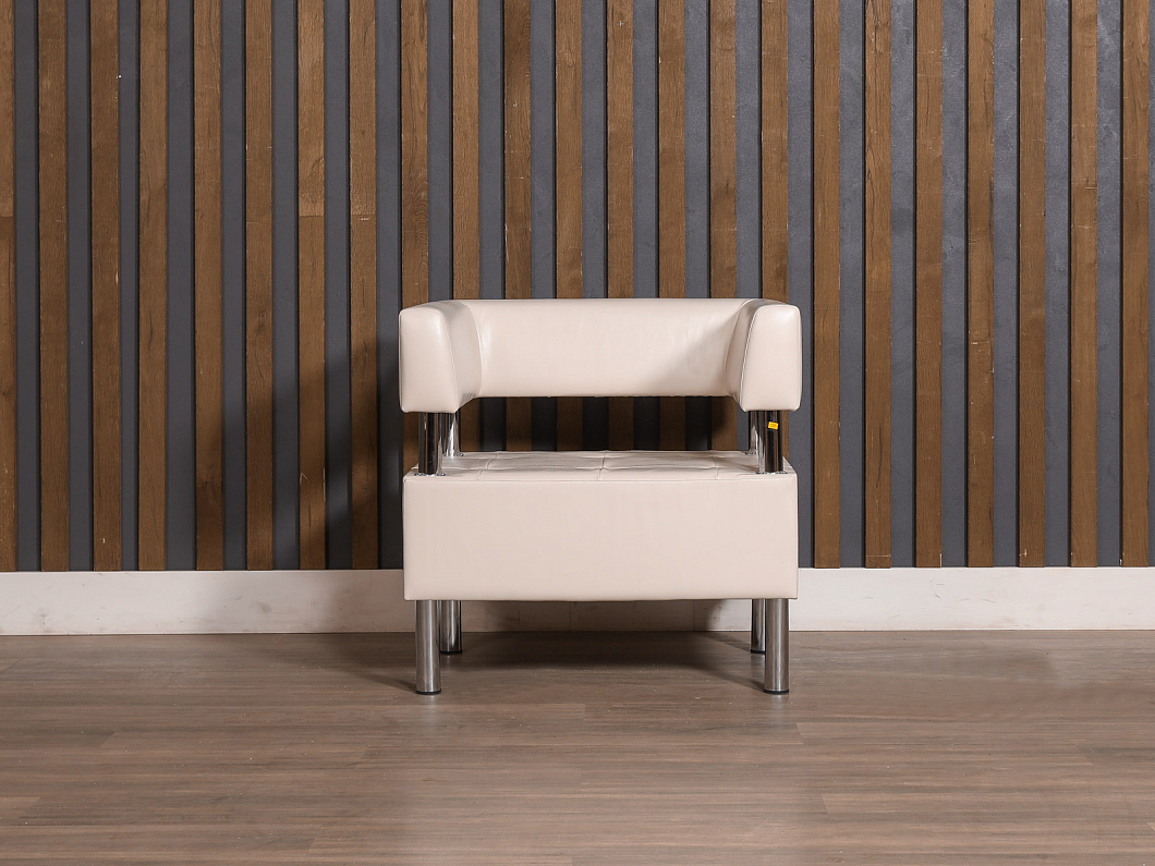 Кресло САНТЬЯГО Искусственная кожа Бежевый Россия (КМЭБЖ-СНТГ)