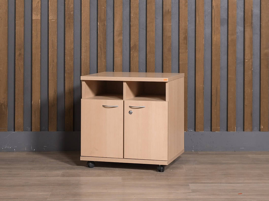 Тумба под оргтехнику ЛДСП Бук (ТОБК-211025)