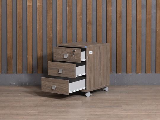 Тумба подкатная ЛДСП Ясень шимо