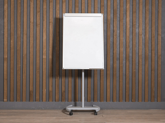 Доска-флипчарт Металл Белый