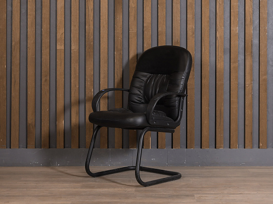Конференц-кресло Искусственная кожа Чёрный