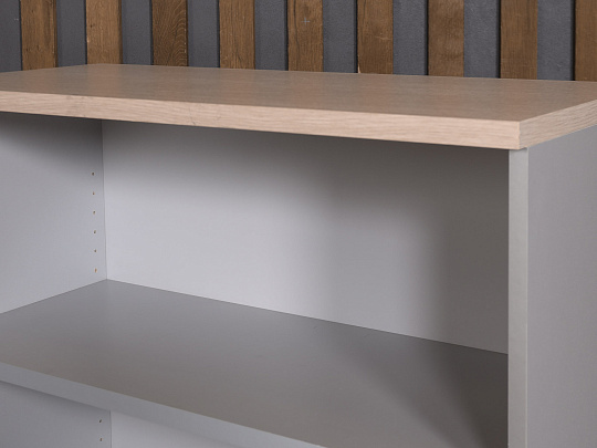 Шкаф для документов ЛДСП Серый