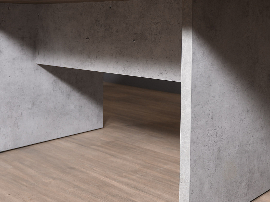 Стол для переговоров Mebelux Монреаль ЛДСП Ясень шимо Россия (сгяш-040925)