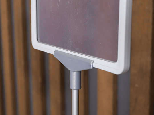 Информационная стойка Пластик Серый