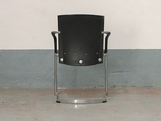 Конференц-кресло Искусственная кожа Чёрный