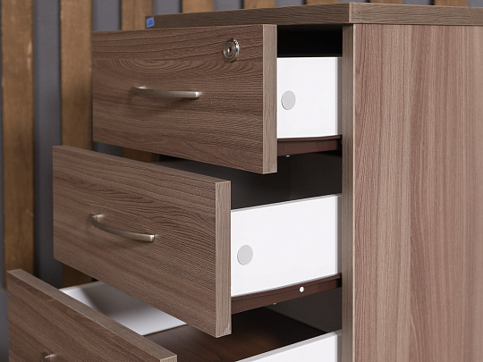 Тумба подкатная ЛДСП Ясень шимо