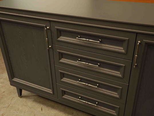 Тумба Для руководителя Ангстрем Орландо ЛДСП Серый Россия